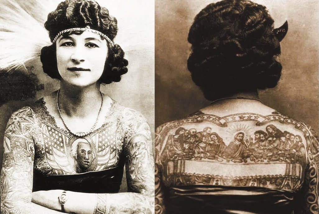 Mujeres y tatuajes, una historia sorprendente
