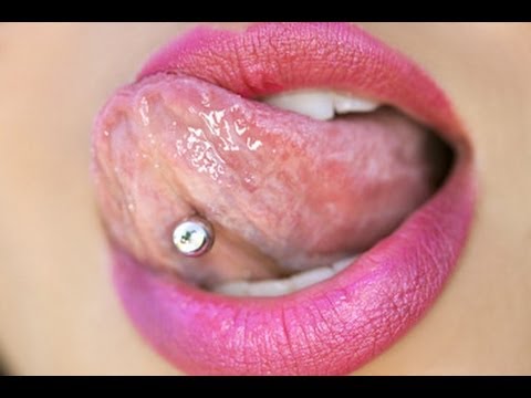 tongue piercing