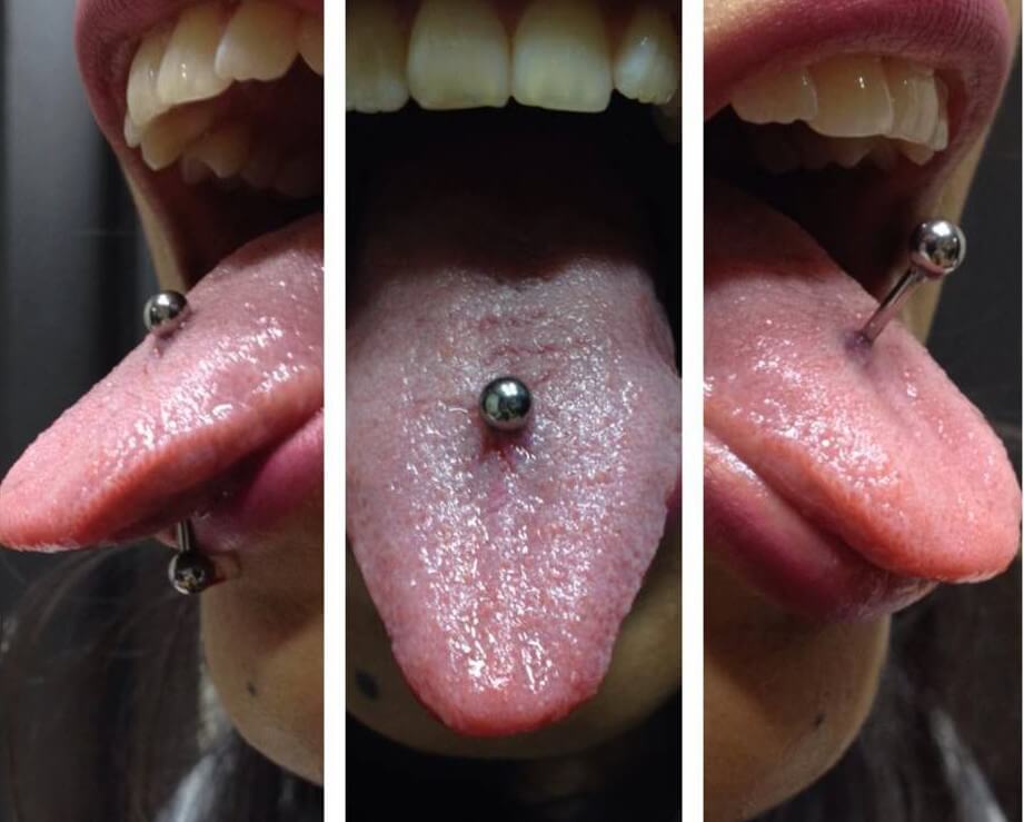 Modelos de piercing en la lengua