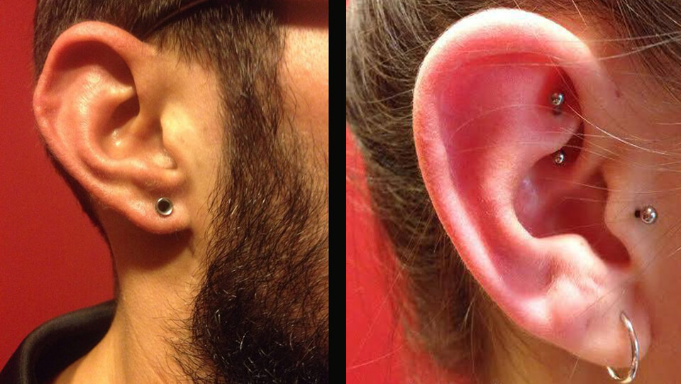 Los 5 tipos de piercing en la oreja más famosos