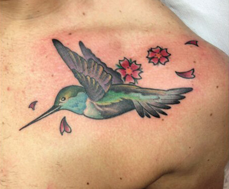 Los tatuajes de colibrís