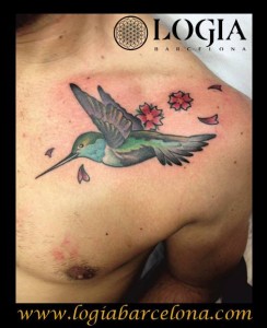 colibrí tatuaje