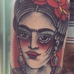 Tatuaje inspirado en Frida Kahlo