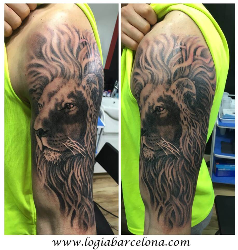 Tatuajes de leones | Tatuajes Logia Barcelona