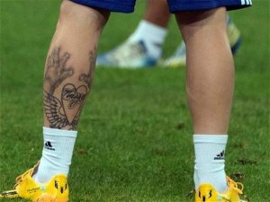 tatuajes de futbolistas hijo messi