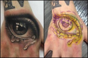 Boceto del tatuaje de un ojo