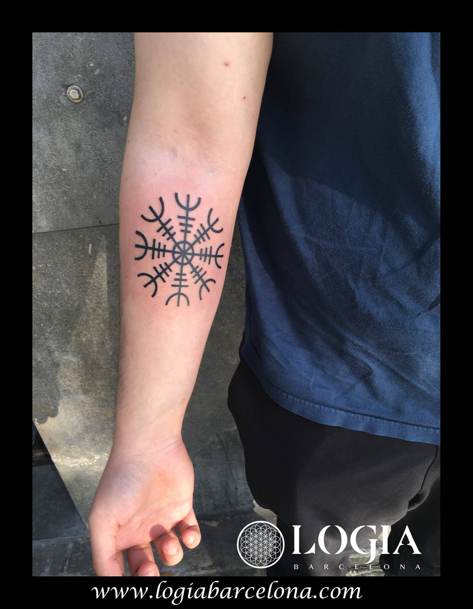 Viking simbology tattoos | Logia Tattoo Barcelona