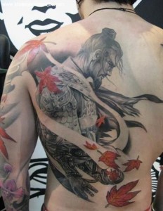 Tatuajes de guerreros samurai 2