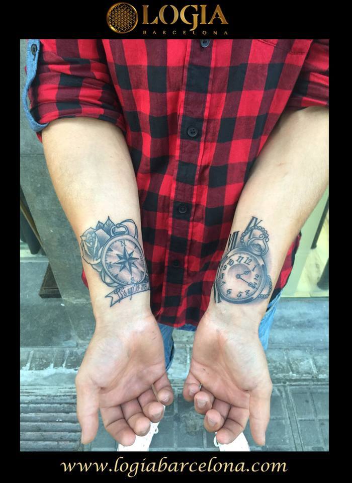 tatuajes de brujulas