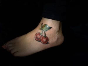 tatuajes de cerezas