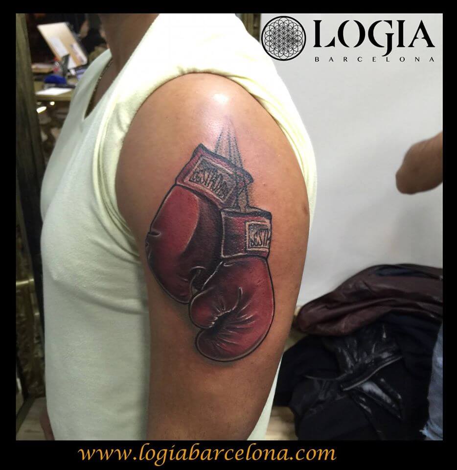 exhaustivo Mejor partícula Pasión por el boxeo, inmortalizada con tatuajes | Tatuajes Logia Barcelona