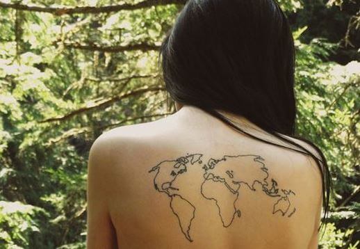 Tatuajes de mapas