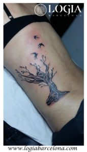 Tatuaje árbol libertad 