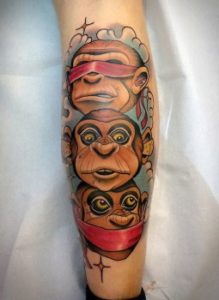 tatuajes de monos