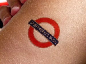 tatuajes del metro de Londres