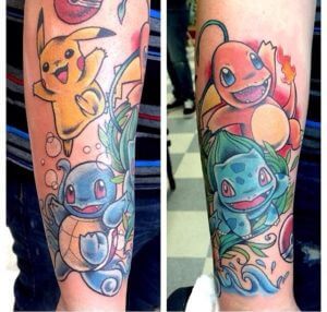 tatuaje de pokemon