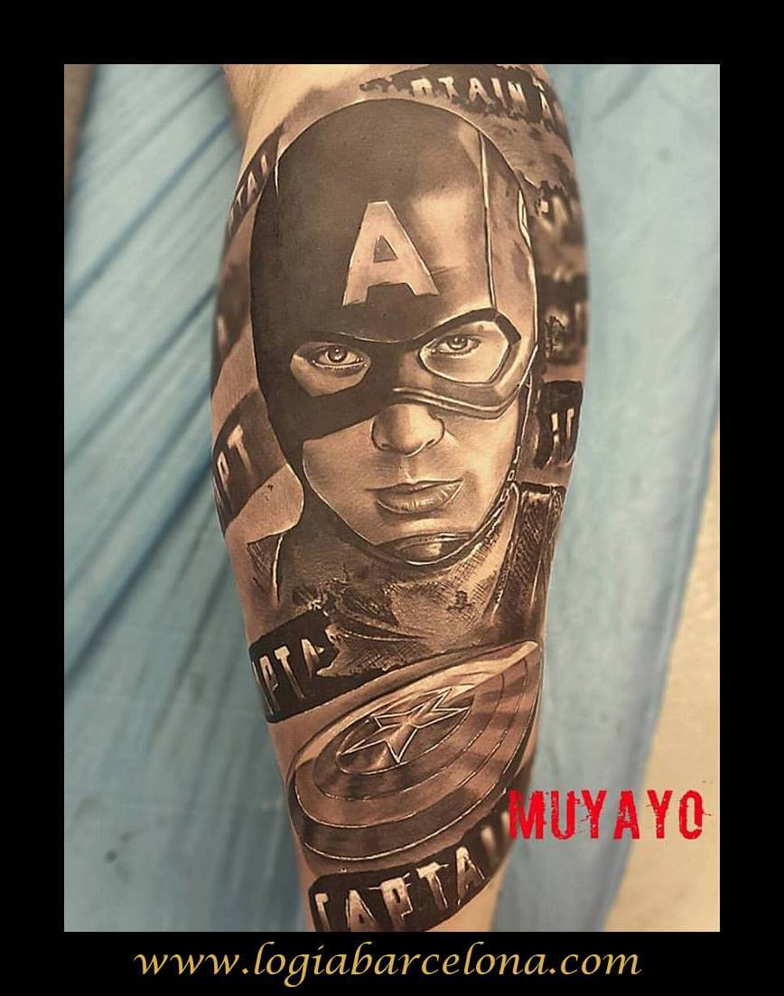 Tatuajes de los héroes del comic