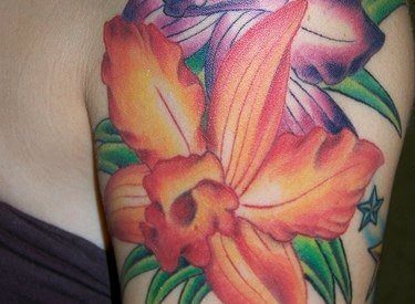 Tatuajes de orquídeas