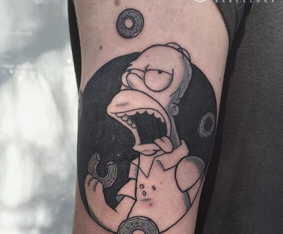 Tatuajes de los Simpsons