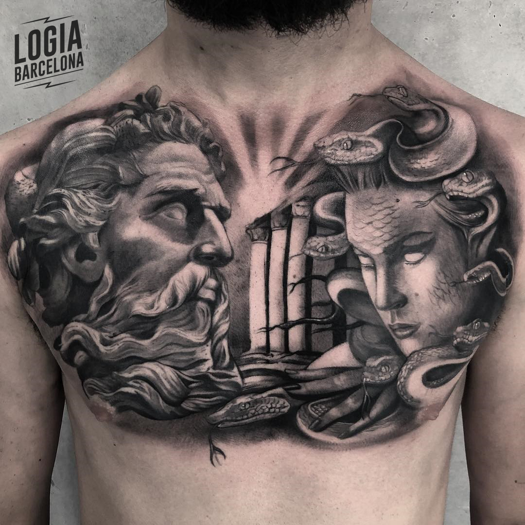 Tatuajes de Zeus | Logia Tattoo Barcelona