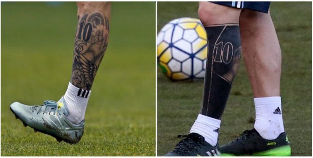 tatuaje blackout messi