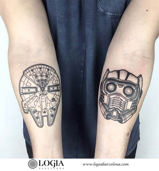 tatuaje antebrazos starwars ana godoy