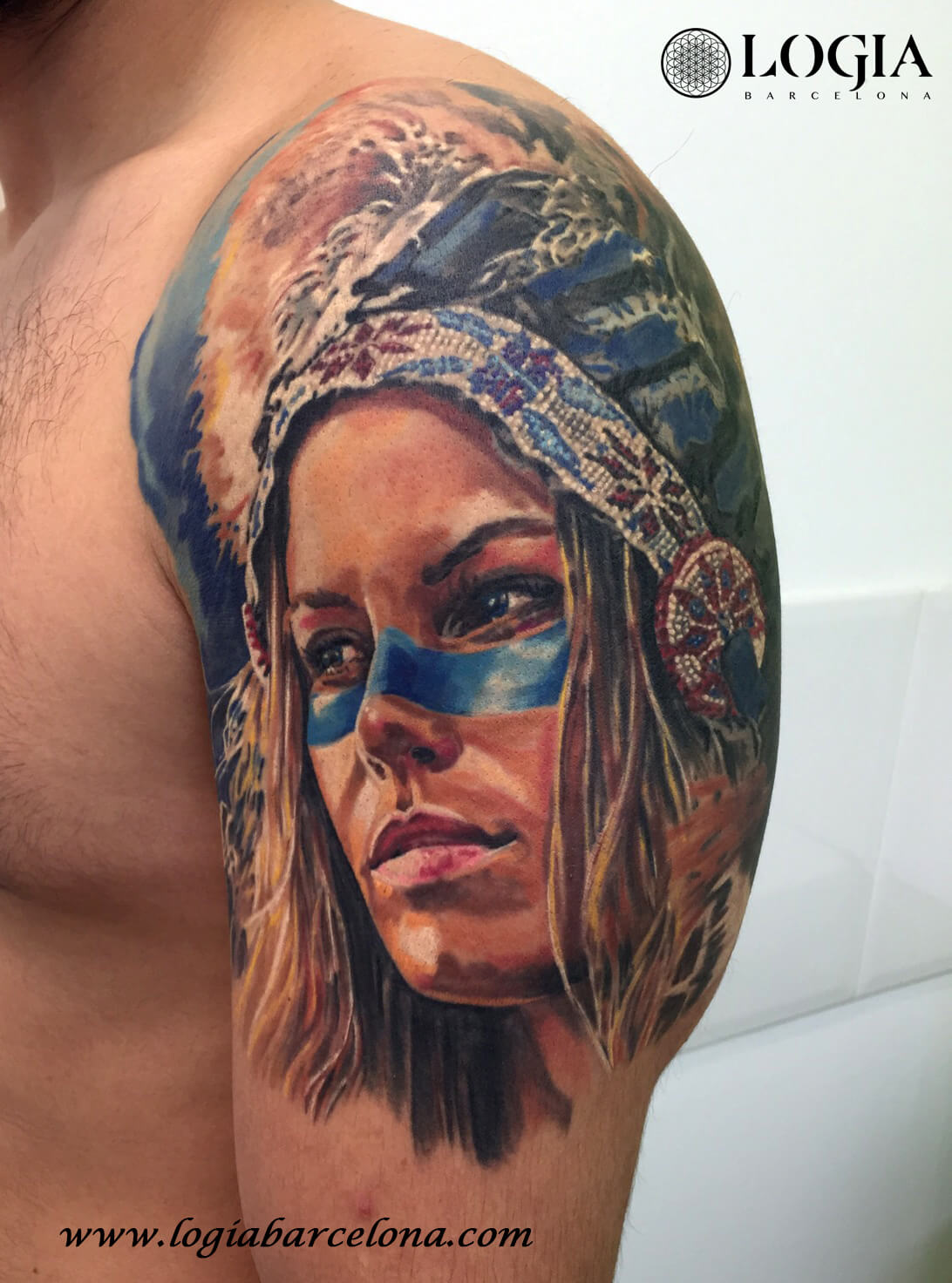 Tatuajes Indios, tattoos de indios americanos | Logia Tattoo Barcelona