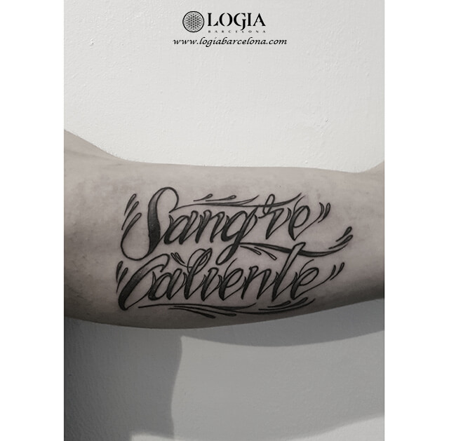 tatuaje lettering 