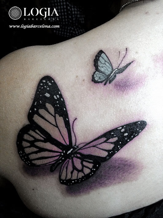 tatuaje espalda mariposa logia barcelona billy
