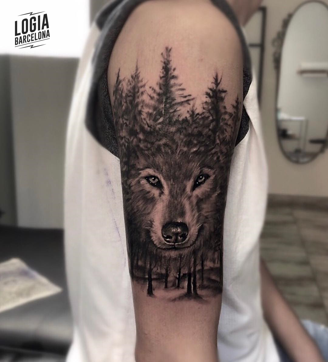 Salvajes y únicos: Tatuajes de lobos | Logia Tattoo Barcelona