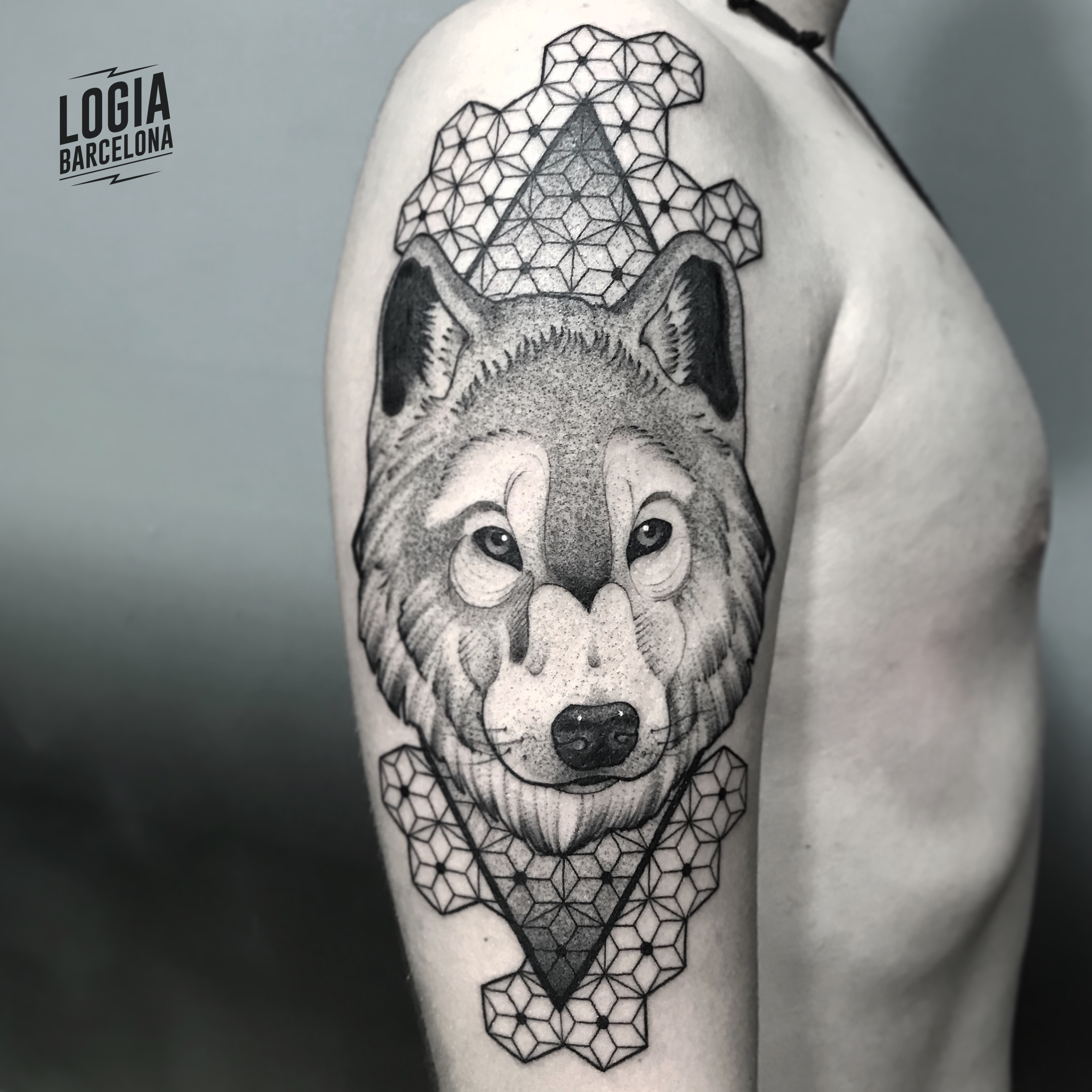 tatuaje de lobo