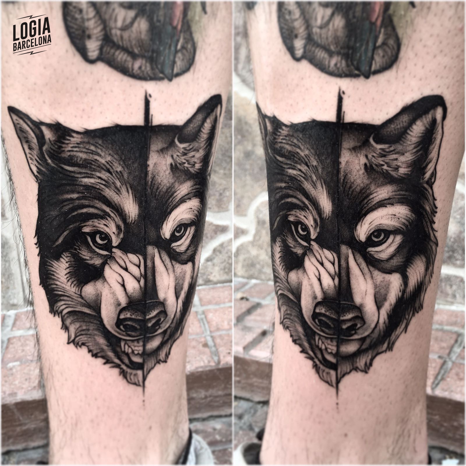 tatuaje lobo