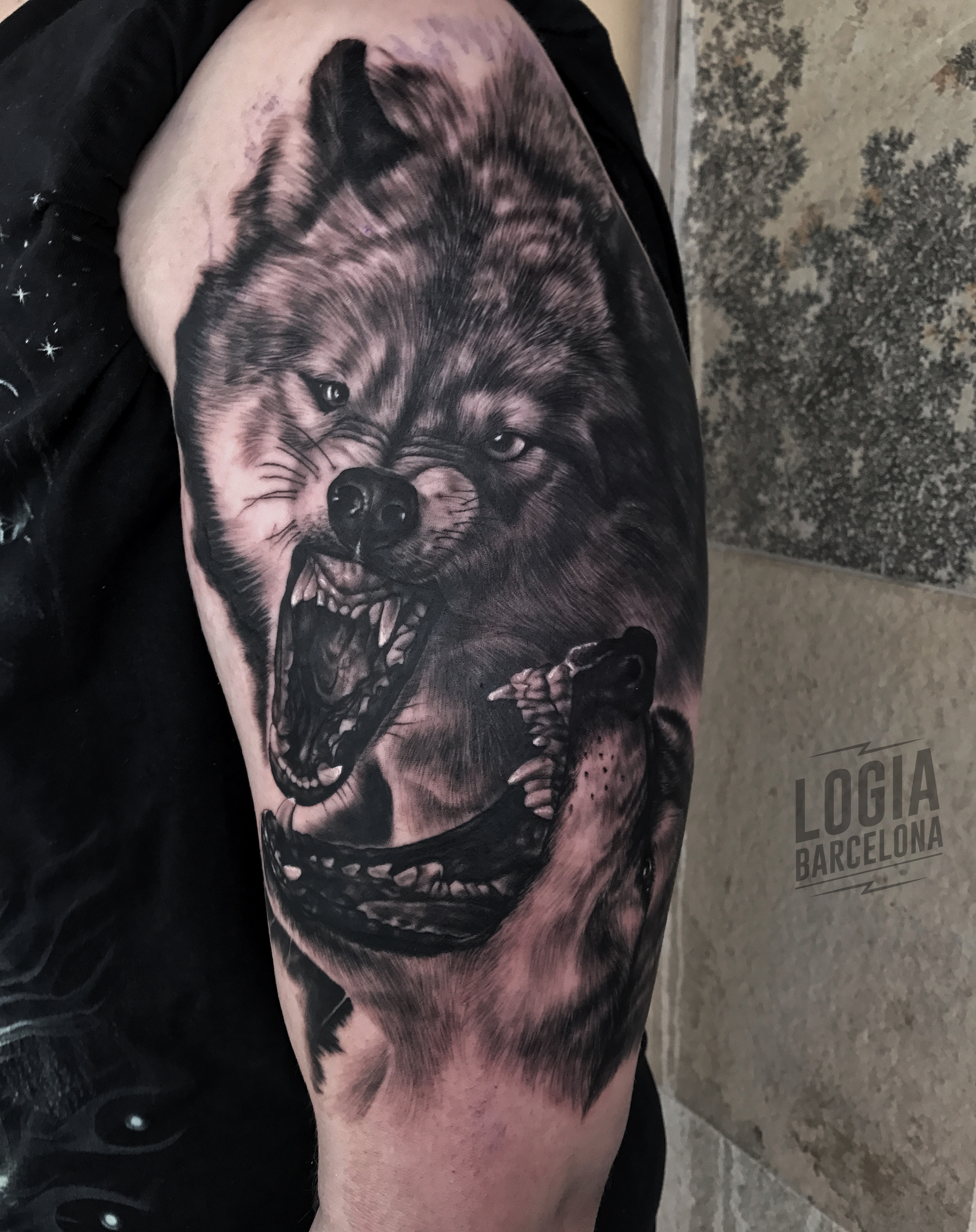 lobo tatuaje