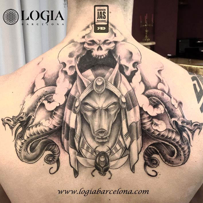 Tatuaje Anubis Logia Barcelona Jas