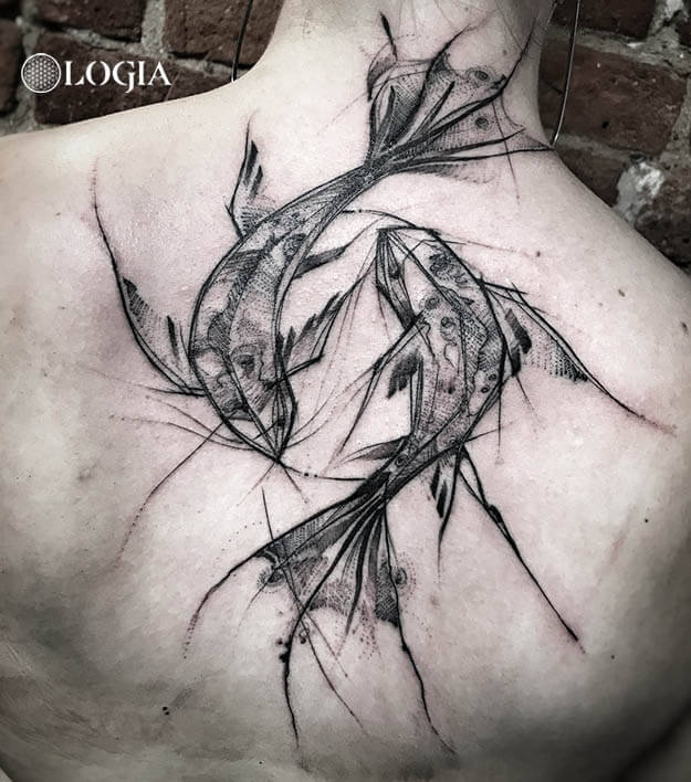 Tatuajes De Piscis Logia Barcelona Tattoo