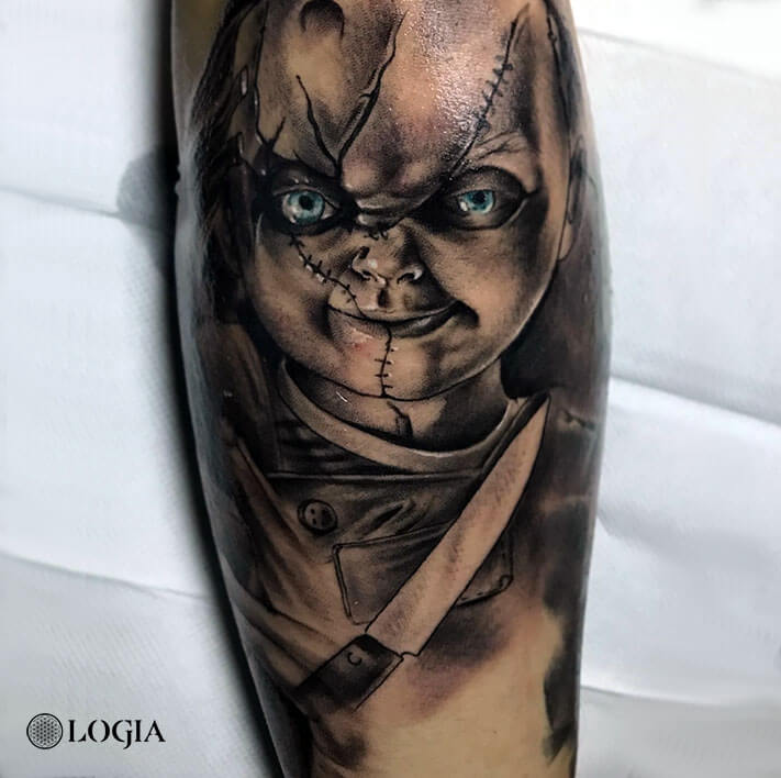 Chucky Tattoo Toby Good Tigerlily Tattoos Portland Oregon  rChucky