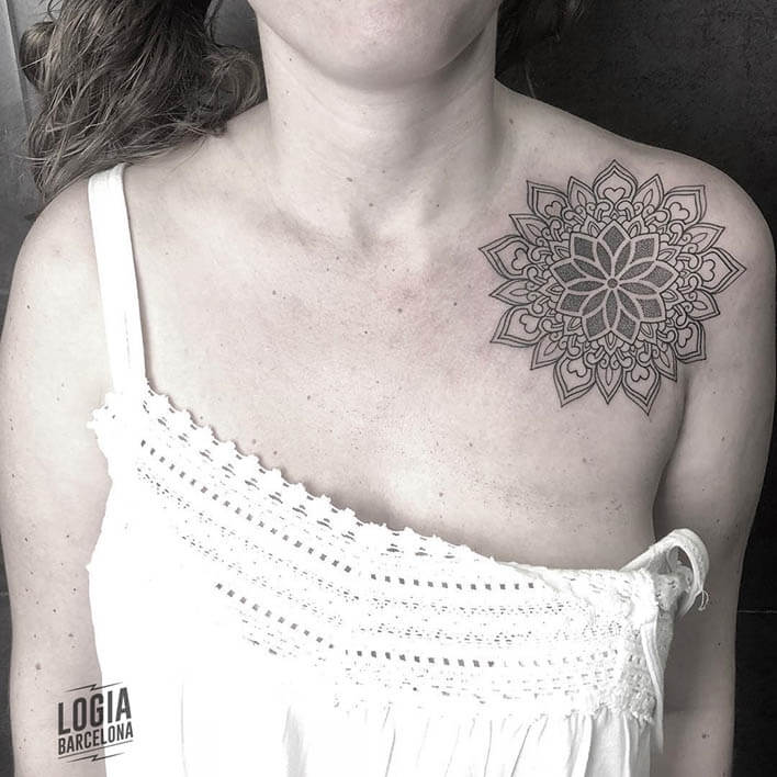 tatuaje geometrico Ferran Torre logia barcelona