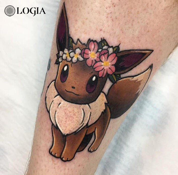 tatuaje pokemon brazo logia barcelona salamone