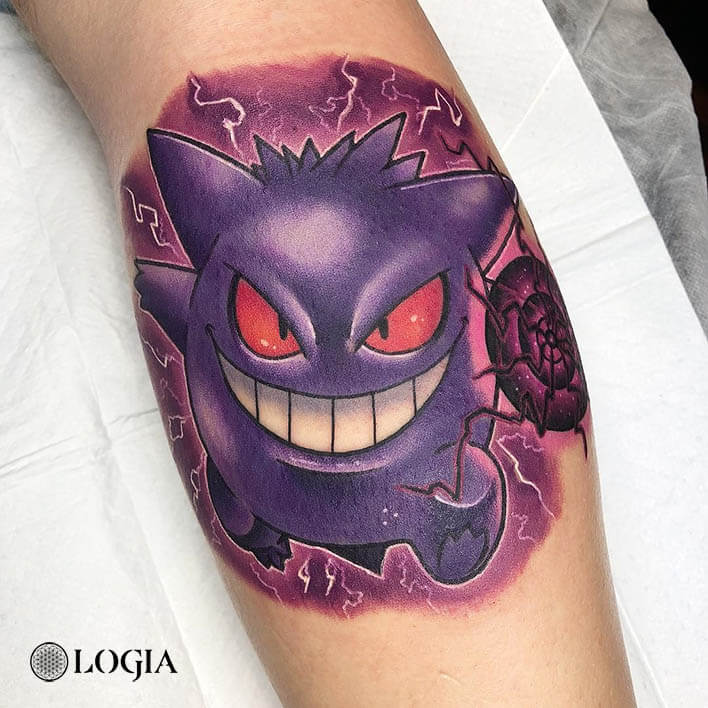 tatuaje pokemon brazo logia barcelona salamone