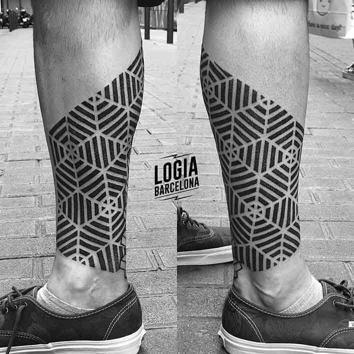 geometric tattoo