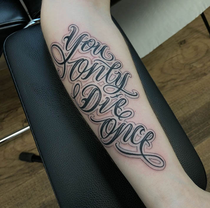 tattoo lettering 