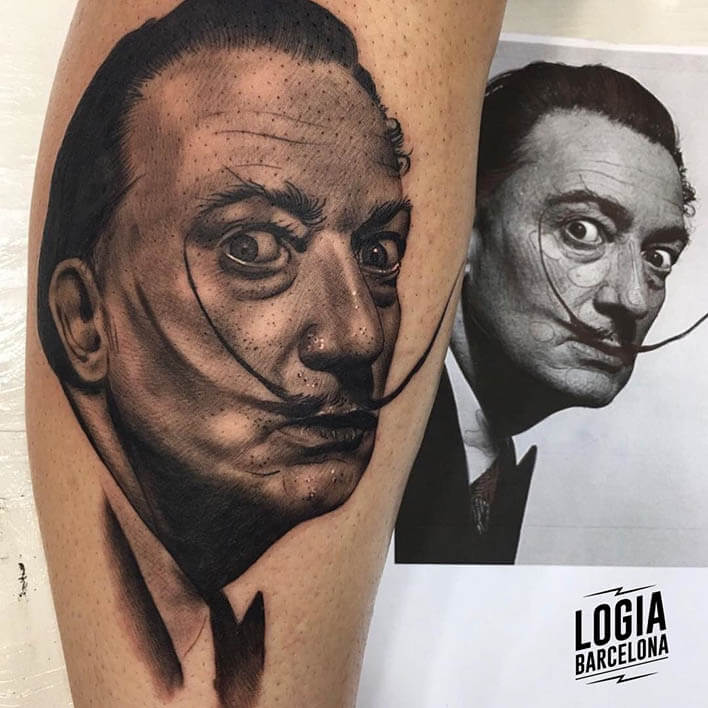 tatuaje de dalí - Logia Barcelona