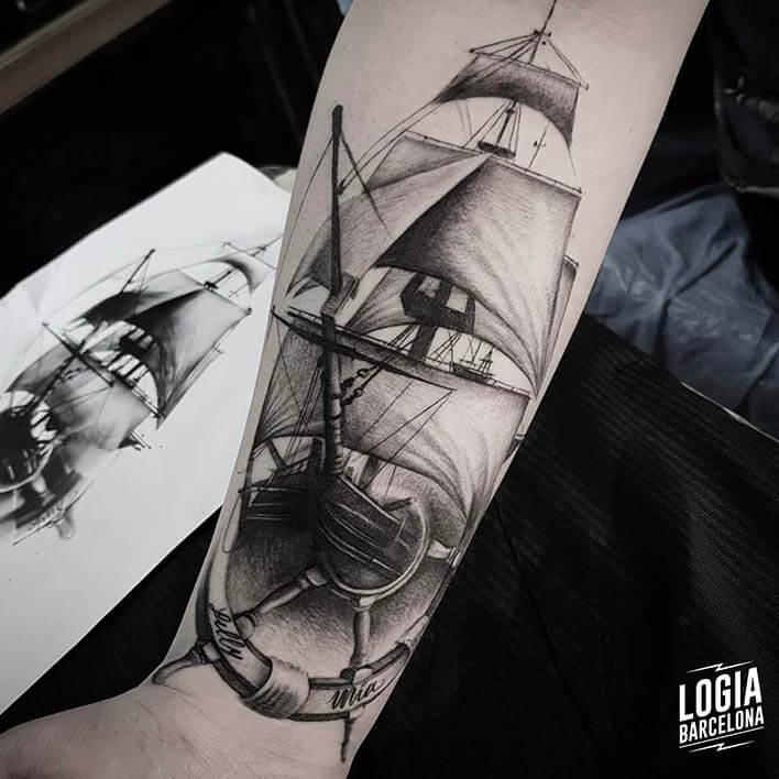 tatuajes viajeros barco Jas Logia Barcelona