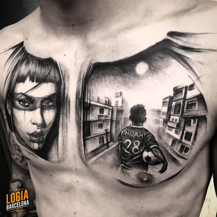 tatuaje futbol Jas Logia Barcelona
