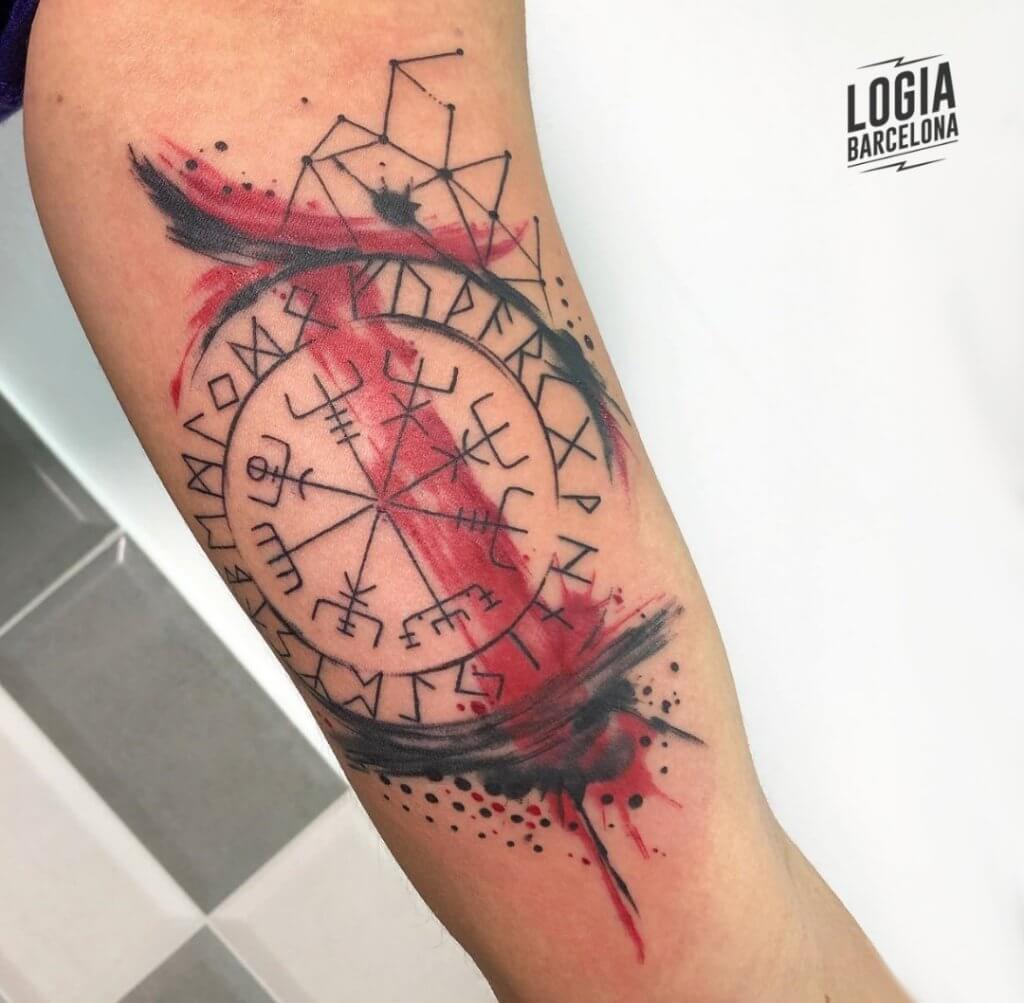 Viking simbology tattoos Logia Tattoo Barcelona