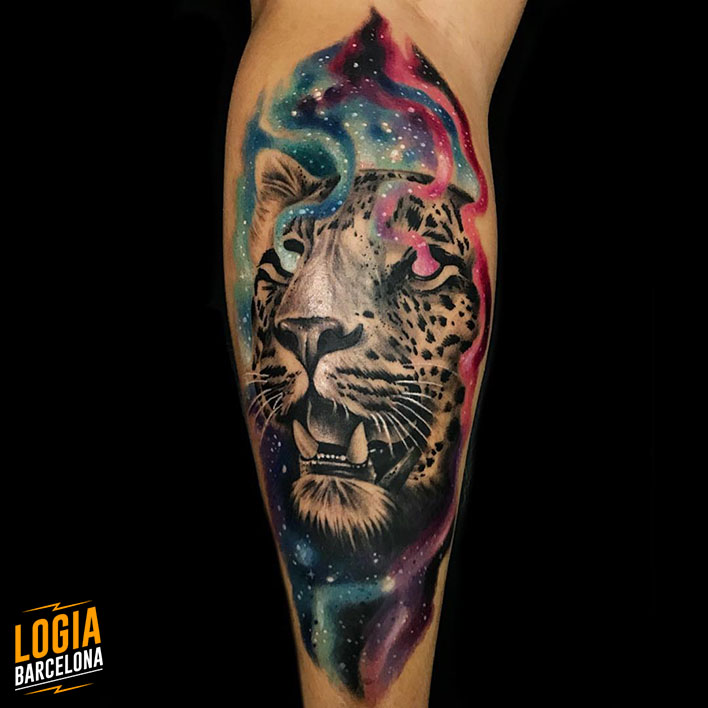 tatuaje tigre espacio