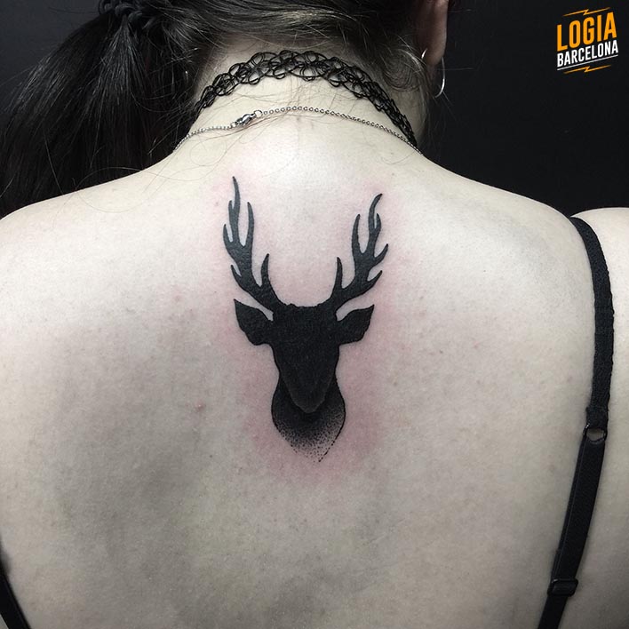 tatuaje ciervo Logia Barcelona