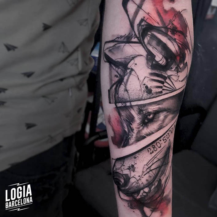 tatuaje de lobo