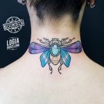 Tatuaje de escarabajo egipcio