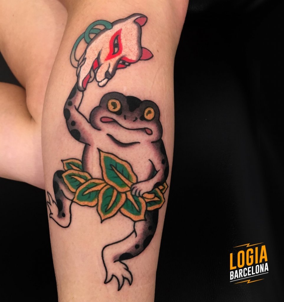 Tatuaje Rana Japones Lelectric Logia Barcelona